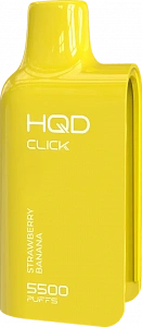 Купить Картридж HQD Click Клубника, банан по цене 550 руб.