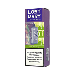 Купить Картридж LOST MARY X-Link Sweet 20000 Алоэ виноград 2% по цене 780 руб.