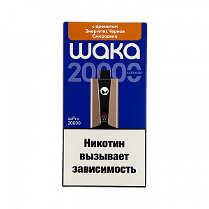 Купить Waka soPro 20000 Энергетик, чёрная смородина HARD  по цене 1&nbsp;490 руб.