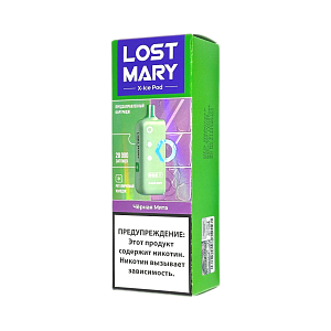 Купить Картридж LOST MARY X-Link Ice 20000 Чёрная мята 2% по цене 780 руб.