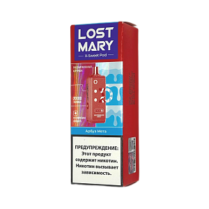 Купить Картридж LOST MARY X-Link Sweet 20000 Арбуз мята 2% по цене 780 руб.