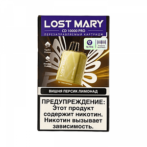 Купить Картридж Lost Mary Cd Pro 10000 Вишня, персик, лимонад по цене 730 руб.