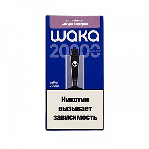 Купить Waka soPro 20000 Сакура, виноград HARD  по цене 1&nbsp;490 руб.
