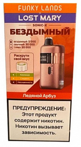 Купить Funky Lands x Lost Mary SONIC X 30000  Ледяной арбуз по цене 1&nbsp;200 руб.