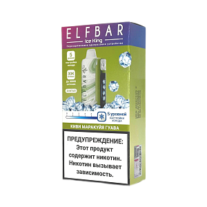 Купить ElfBar 30000 Ice King Киви маракуйя гуава с регулировкой холода 2% по цене 1&nbsp;050 руб.
