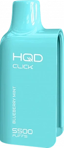 Купить Картридж HQD Click Черника, мята по цене 550 руб.