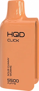 Купить Картридж HQD Click Кислые мармеладные червячки по цене 550 руб.