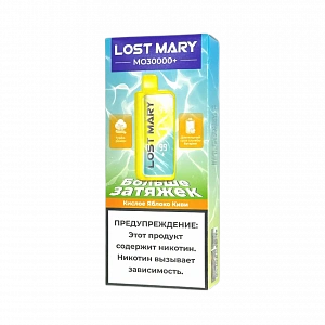 Купить Lost Mary MO30000+ plus - Кислое Яблоко Киви по цене 1&nbsp;150 руб.