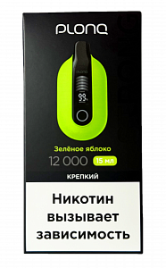 Купить Plonq Ultra Strong 12000 Зеленое яблоко (Flonq) по цене 1&nbsp;290 руб.