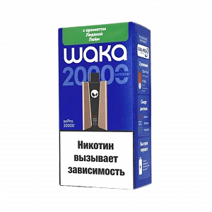 Купить Waka soPro 20000 Ледяной Лайм HARD по цене 1&nbsp;490 руб.
