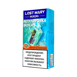 Купить Lost Mary Mixer+ 25000 Зеленый чай, лимон, лайм по цене 1&nbsp;300 руб.