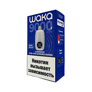 Купить Waka NOVO 9000 HARD Чупа-чупс клубника малина по цене 990 руб.