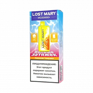 Купить Lost Mary MO30000+ plus - Лимонная Газировка по цене 1&nbsp;150 руб.