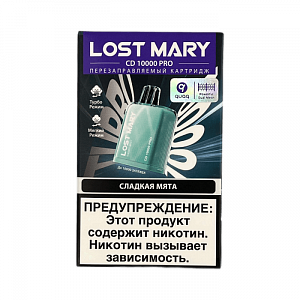 Купить Картридж Lost Mary Cd Pro 10000 Сладкая Мята по цене 730 руб.