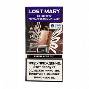 Купить Картридж Lost Mary Cd Pro 10000 Вишня, кола, лёд по цене 730 руб.