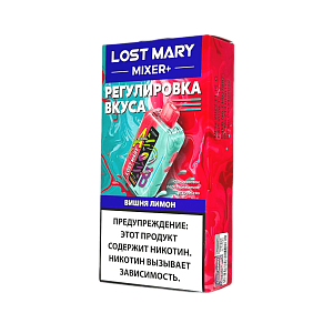 Купить Lost Mary Mixer+ 25000 Вишня, лимон по цене 1&nbsp;300 руб.