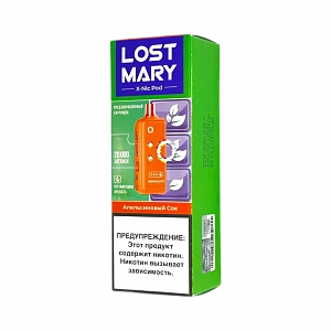 Купить Картриджи Lost Mary X Link Nic 20000 Апельсиновый сок по цене 780 руб.