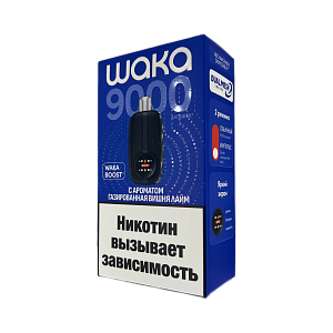 Купить Waka NOVO 9000 HARD Газированная вишня лайм по цене 990 руб.