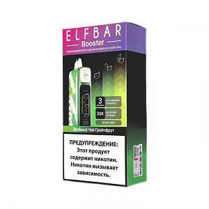 Купить ELFBAR 30000 Зеленый чай, грейпфрут с регулировкой крепости по цене 1&nbsp;050 руб.