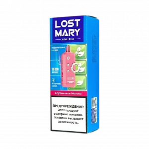 Купить Картриджи Lost Mary X Link Nic 20000 Клубничное молоко по цене 780 руб.