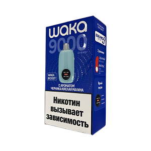 Купить Waka NOVO 9000 HARD Черника кислая малина по цене 990 руб.