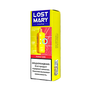 Купить Картридж LOST MARY X-Link Ice 20000 Ананас гуава 2% по цене 780 руб.