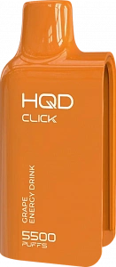 Купить Картридж HQD Click Энергетик, виноград по цене 550 руб.