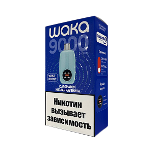 Купить Waka NOVO 9000 HARD Кислая клубника по цене 990 руб.